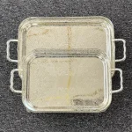 سینی جفتی مستطیل سیلور 48092