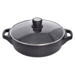 تابه گرانیت یونیک طرح هلیوس کد 8932 سایز 28 به همراه دستگیره