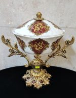 سرویس پذیرایی 4 تکه ریما فلاور زرشکی کد 5102 - تصویر 4