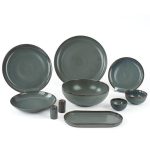 سرویس غذاخوری چینی BVK بی وی کی 6 نفره 32 پارچه مدل Shimo کد VK453430