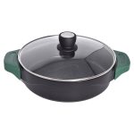 تابه گرانیت یونیک طرح هلیوس کد 8932 سایز 28 به همراه دستگیره - تصویر 5