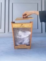 ست سطل و جادستمال کاغذی چوبی مدل تندیس 5510 - تصویر 4