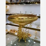 سرویس پذیرایی نگین دار پایه برگ طلایی اماراتی - تصویر 2