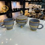 سرویس پذیرایی پانیک طوسی طلایی - تصویر 6