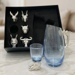 شات‌ و‌ پارچ بزرگ سیلور آبی کد 622