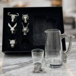 شات‌ و‌ پارچ متوسط سیلور براق کد 614