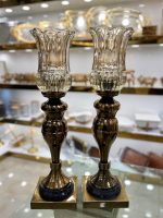 ست ساعت و شمعدان آنتیک 4053 - تصویر 2
