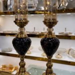 شمعدان مشکی آنتیک 6060