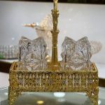 نمکدان نگین دار طلایی اماراتی 1726