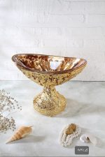 کشکول نگین دار طلایی اماراتی 1741