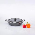 تابه دو دسته عروس مدل درب فلزی سایز 38 - تصویر 8