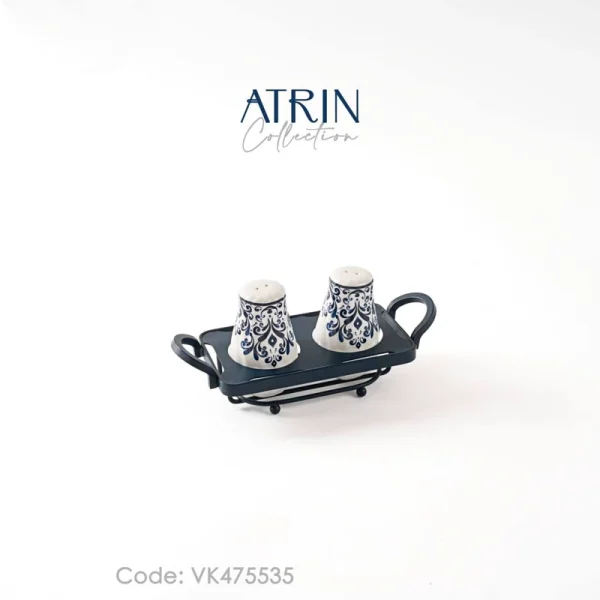 نمکدان جفتی استند دار BVK بی وی کی مدل ATRIN کد VK475535