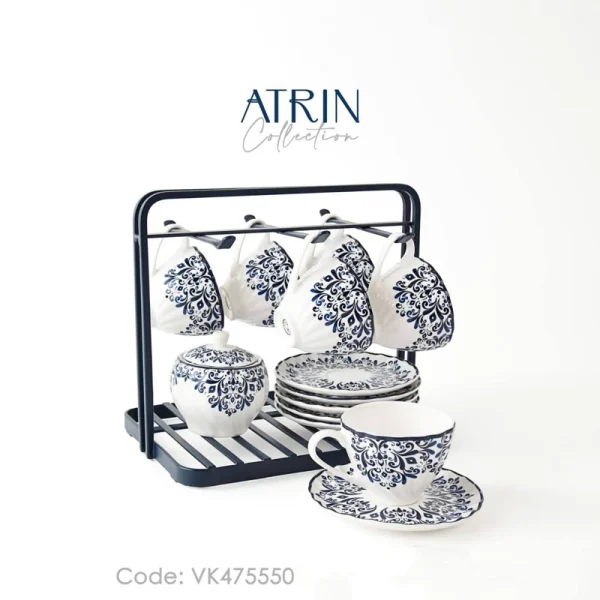 سرویس چای خوری استند دار 14 پارچه BVK بی وی کی مدل ATRIN کد VK475550