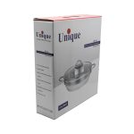 تابه یونیک استیل مدل درب دار کد 9947 سایز 32 - تصویر 5