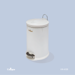 سطل زباله 12 لیتر سفید کد UN-4120