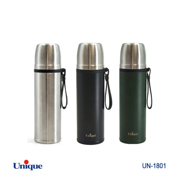 فلاسک قلمی 460 میل یونیک بند دار کد UN-1801