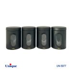 قوطی پنجره دار 1 لیتر -مشکی UN_5977