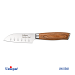 چاقو آشپزخانه یونیک دسته چوبی 4 اینچ کد 5548