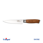 چاقو آشپزخانه یونیک دسته چوبی 6 اینچ کد 5542
