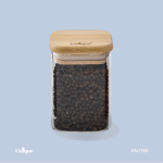 بانکه ادویه درب چوبی مربع 8 سانت UN-1768