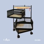 سبد سیب زمینی و پیاز یونیک 3 طبقه توری-مربع کد UN-2960