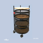 سبد سیب زمینی و پیاز یونیک 3 طبقه توری گرد کد UN-2956