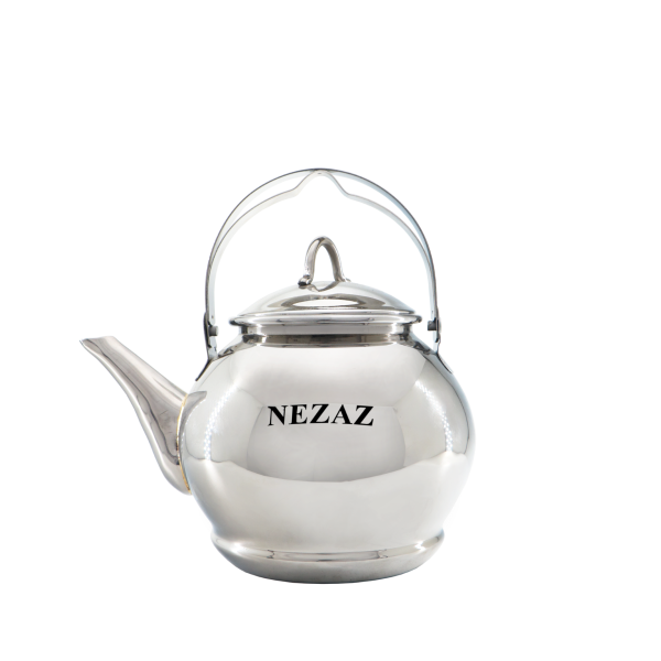 کتری لوله دار استیل 3 لیتر نزاز کد 2206