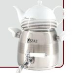 کتری و قوری 3 لیتر  استیل نزاز کد 2800