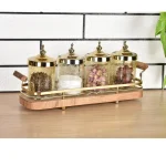 ست جا ادویه 4 پارچه BVK بی وی کی طرح کاریزما به همراه استند کد VK412602 - تصویر 3