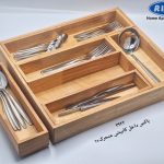باکس قاشق و چنگال ریور RIVER داخل کابینتی کشویی چوب رابر کد 3922