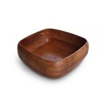 کاسه چوبی تریتی treeti تیره مربع مجموعه 4 عددی کد 6003 - تصویر 6