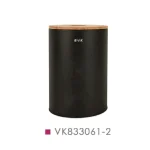 سطل برنج BVK بی وی کی درب بامبو مشکی کد VK833061-2
