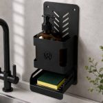 استند جا مایع و اسکاچ دو طبقه دیواری VR کد 1010