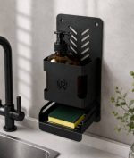 استند جا مایع و اسکاچ دو طبقه دیواری VR کد 1010