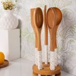کفگیر ملاقه دسته چینی پیچ ماربل RIVER ریور کد 8692