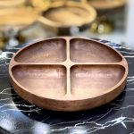 اردورخوری چوبی گرد چهار خانه treeti تیریتی کوچک B2121