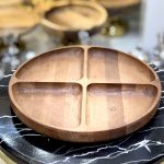 اردورخوری چوبی گرد چهار خانه treeti تیریتی بزرگ B2124