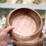 کاسه چوبی تریتی treeti تیره گرد مجموعه 3 عددی کد 6002 - تصویر 3