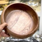 کاسه چوبی تریتی treeti تیره گرد مجموعه 3 عددی کد 6002 - تصویر 4