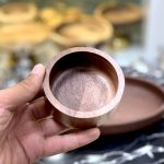 ظرف سرو چوبی تریتی treeti تیره بیضی 2 تکه کد B-2112 - تصویر 2