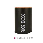 سطل برنج BVK بی وی کی مدل SMART مشکی درب چوب کد VK833161-2