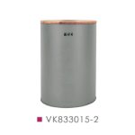 سطل برنج BVK بی وی کی طوسی درب چوب کد VK833015-2