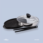 تابه گریل چدن گرد بزرگ یونیک UN-6003