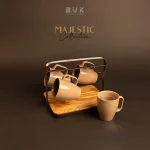 لیوان و استند مجموعه 4 عددی BVK بی وی کی طرح مجستیک کد VK452611