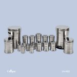 سرویس 18 پارچه کمرباریک تمام استیل یونیک UN-4600