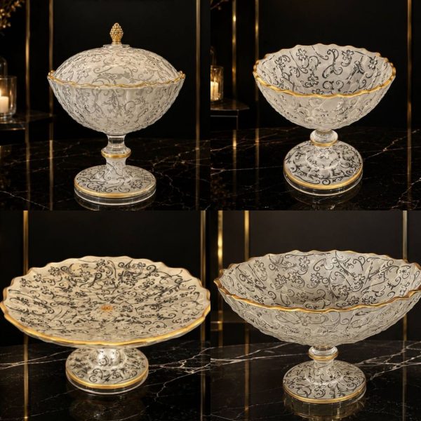 سرویس پذیرایی ۴تیکه طرح ROYAL رویال ساریان