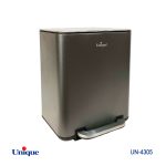 سطل زباله چهارگوش 20 لیتر نوک مدادی UN-4305
