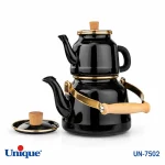 کتری و قوری لعابی 2/5 لیتر یونیک UN-7502