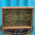 سینی چوبی طرح دار 0040 - تصویر 2