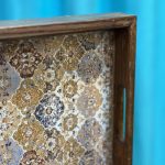 سینی چوبی طرح دار 0050 - تصویر 3